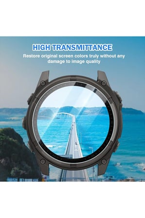Garmin fenix 9 – 43mm 9H Temperli Cam Ekran Koruyucu 2 Adet