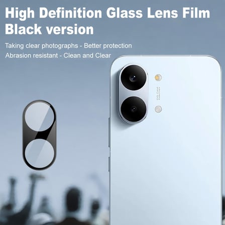 CaseOnn Xiaomi Poco X8 Pro Max 9H Üstün Koruma Kamera Lens Koruyucu Siyah