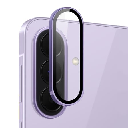 CaseOnn Samsung Galaxy S26 FE 9H Üstün Koruma Kamera Lens Koruyucu Mor