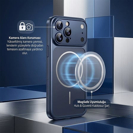 CaseOnn Apple iPhone 15 Pro Max Kılıf iPhone 18 Pro Görünümlü Dönüşüm Kapak Burgonya