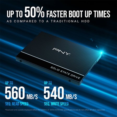 PNY CS900 250GB 535/500MB/s 2,5`` SATA3 SSD SSD7CS900-250-RB