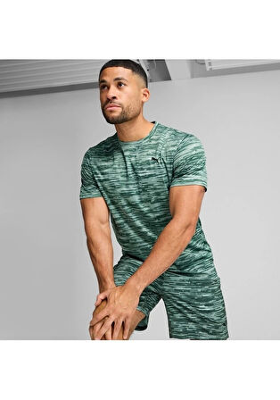 Puma Tad Essentials Aop Tee Erkek Spor Tişört Yeşil 52671830