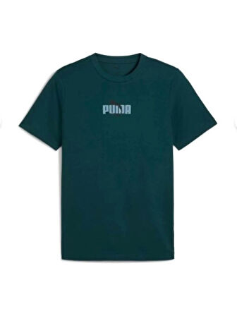 Puma Graphic Tee Baskılı Günlük T-Shirt Yeşil 68803275