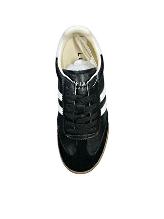 Lufian Lia Kadın Siyah Deri Sneaker Ayakkabı 121230030