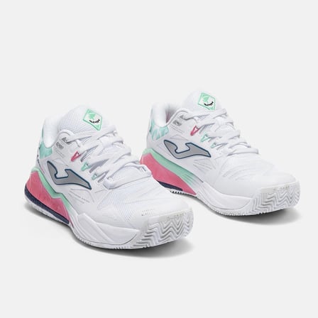Joma Spin 2602 Kadın Tenis Ayakkabısı Beyaz TSPILS2602OM