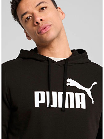 Puma Essential No. 1 Logo Erkek Kapüşon Regular Fit Baskılı 68257201