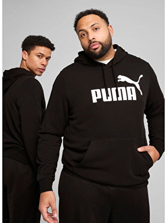 Puma Essential No. 1 Logo Erkek Kapüşon Regular Fit Baskılı 68257201