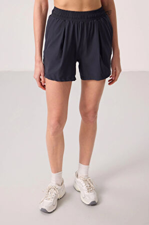 Tommy Life Rahat Form Kadın Şort Siyah 91014