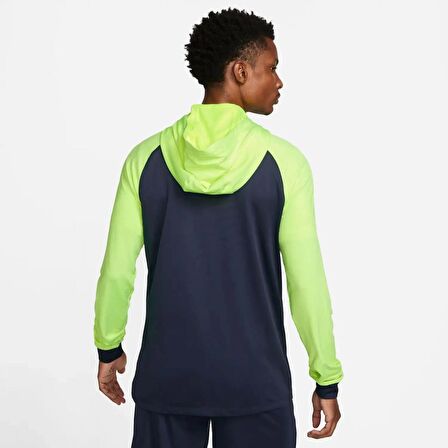 NIKE Dri-FIT Strike Lacivert Erkek Kapüşonlu Sweatshirt DR2571-452