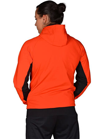 Joma Erkek Turuncu-Siyah Kapüşonlu Spor Sweatshirt 4231303