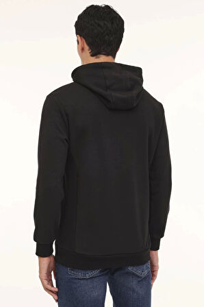 Lumberjack A10188949208010 Siyah Erkek Sweatshirt