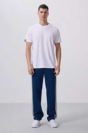 Tommy Life Beyaz Erkek Basic Kısa Kol Standart Kalıp O Yaka T-shirt 87911