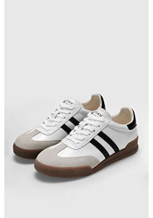 Lufian Lia Kadın Beyaz Deri Sneaker Ayakkabı 121230030