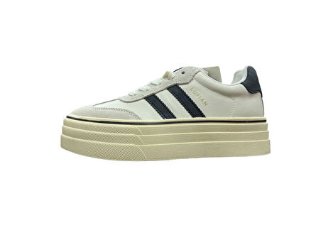 LUFİAN ANGELA KADIN YÜKSEK TABAN BEYAZ SNEAKER AYAKKABI 121230025