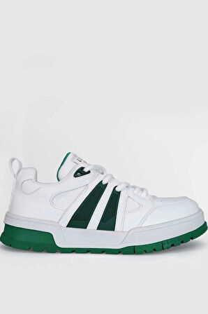 Lufian 111230252 Edgar Casual Erkek Deri Sneaker Ayakkabı Yeşil