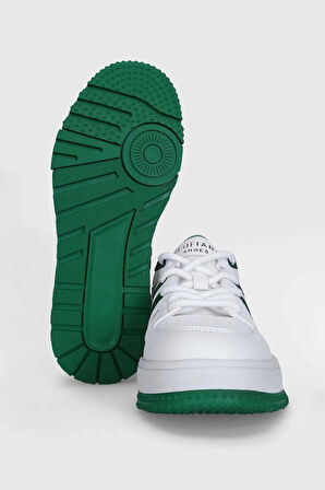Lufian 111230252 Edgar Casual Erkek Deri Sneaker Ayakkabı Yeşil