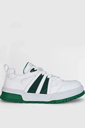 Lufian 111230252 Edgar Casual Erkek Deri Sneaker Ayakkabı Yeşil
