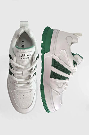 Lufian 111230252 Edgar Casual Erkek Deri Sneaker Ayakkabı Yeşil