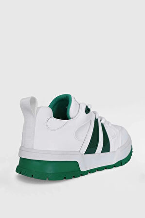 Lufian 111230252 Edgar Casual Erkek Deri Sneaker Ayakkabı Yeşil