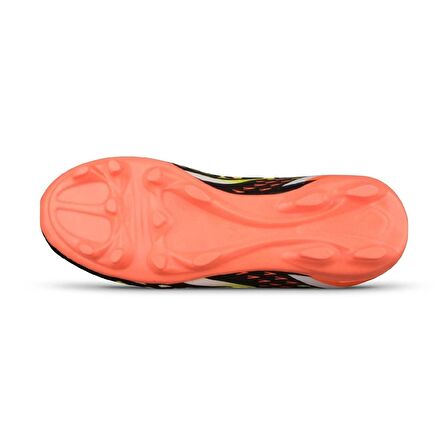 M.P Unisex Bağcıklı Siyah-turuncu Halı Saha Futbol Ayakkabısı 241-1353GR