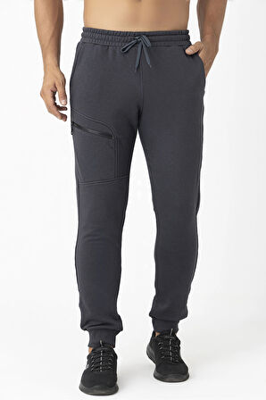 Crozwise Üç İpliik Erkek Alt Eşofman Antrasit 2249