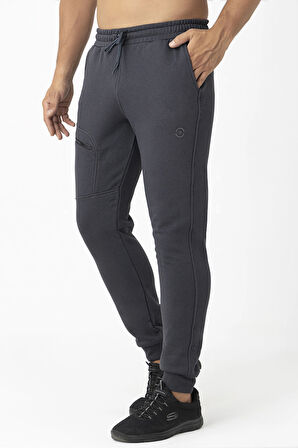 Crozwise Üç İpliik Erkek Alt Eşofman Antrasit 2249