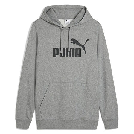 Puma Ess No. 1 Logo Erkek Sweatshirt Gri 68257203