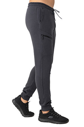 Crozwise Üç İpliik Erkek Alt Eşofman Antrasit 2249