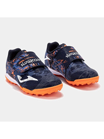 Joma Süper Copa jr SCJW2403TFV Çocuk Halısaha Lacivert