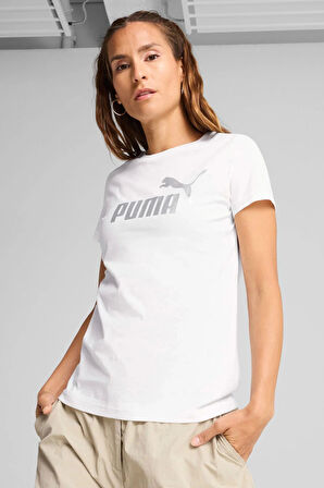Puma Essentials Kadın Beyaz Tişört 63153602