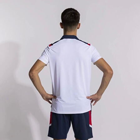 Joma Erkek Futbol Polo Tshirt Toledo Short Sleeve Beyaz 103736.203