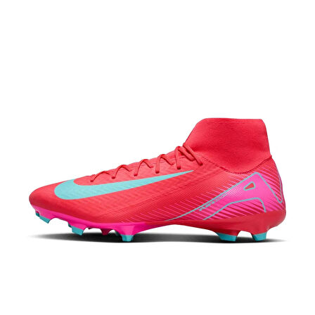 Nike Mercurial Zoom Superfly 10 Acad Fg/Mg Erkek Kırmızı Futbol Krampon FQ1456-800