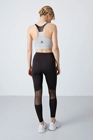 Tommy Life Siyah Esnek Standart Fit Performans Kadın Tayt Takım 95331