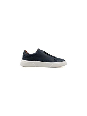 Lufian Tommy Erkek Deri Sneaker Ayakkabı Lacivert 111230280
