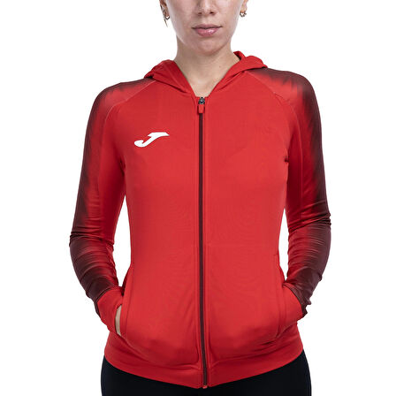 Joma Hooded Jacket Kadın Elite XI Kırmızı 902257.600