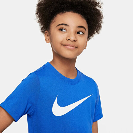 Nike Dri-fit Park Çocuk Tişört Mavi CW6941- 463