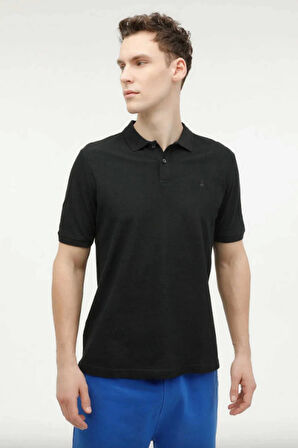Lumberjack 5M MB CT953 POLO T SH 5FX Erkek Tişört Siyah A10193953308010