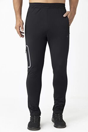 Crozwise Dalgıç Dar Paça Erkek Alt Eşofman Siyah 2244