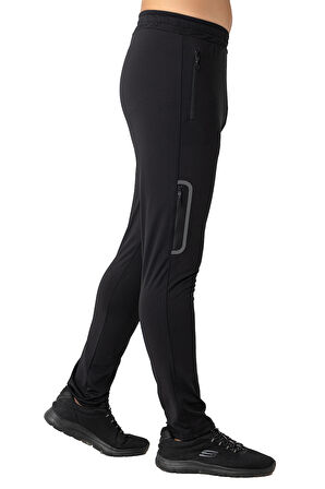 Crozwise Dalgıç Dar Paça Erkek Alt Eşofman Siyah 2244