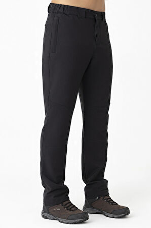 Crozwise Outdoor Kalın Erkek Alt Eşofman 2242 Siyah