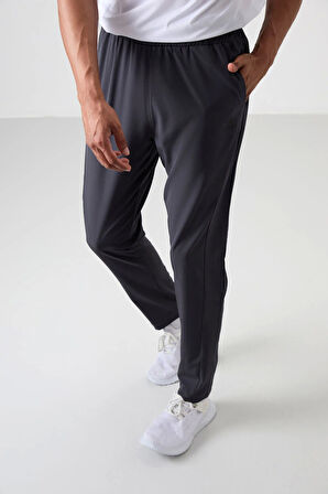 Tommy Life Polyester İnce Yumuşak Comfort Fit Erkek Eşofman Antrasit Alt - 82119