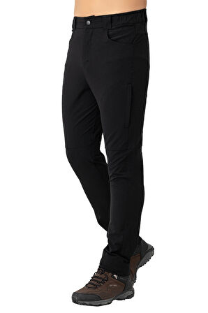 Crozwise Outdoor Dar Paça Erkek Alt Eşofman Sİyah 2241