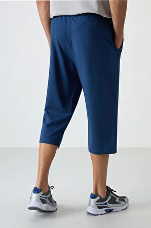 TOMMY LIFE Parlament Pamuklu Yumuşak Dokulu Standart Fit Nakışlı Erkek Kapri - 83102