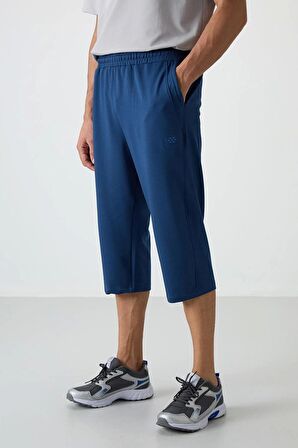 TOMMY LIFE Parlament Pamuklu Yumuşak Dokulu Standart Fit Nakışlı Erkek Kapri - 83102