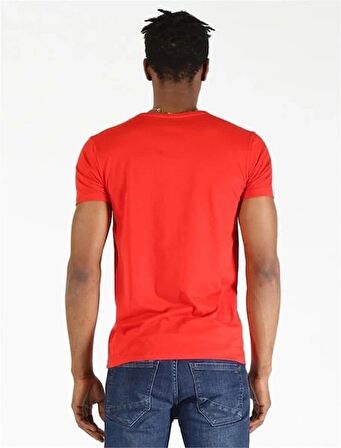 Twister Ets 1827 036 Bordo Erkek Slim Fit T-Shirt