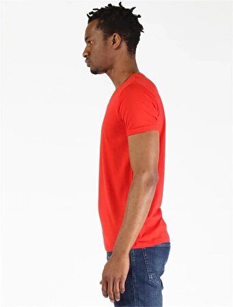 Twister Ets 1827 036 Bordo Erkek Slim Fit T-Shirt