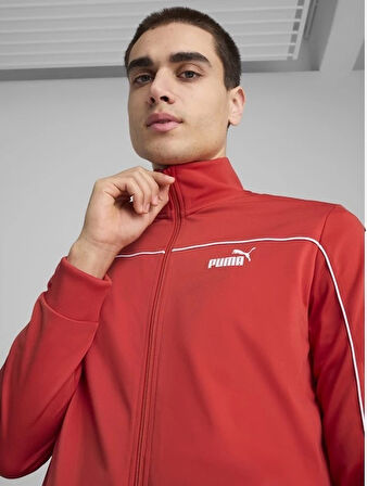 Puma Poly Piping Suit Kırmızı Ateş Erkek Eşofman Takımı 68485215