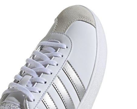 Adidas Vl Court Base Beyaz-Gümüş Kadın Spor Ayakkabı lD3716