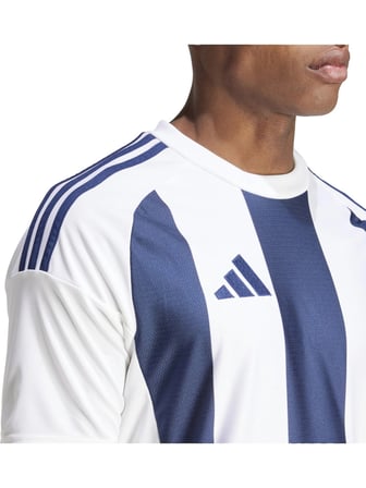 Adidas Striped 24 Jsy Erkek Futbol Forması Mavi Beyaz IW4554