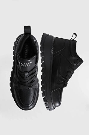 Lufian 111230236 Seth Casual Boğazlı Erkek Deri Sneaker Ayakkabı